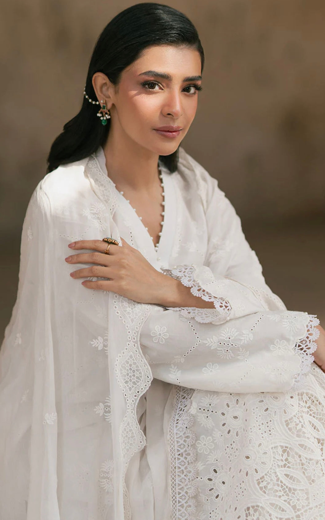 PEARL CHANTELLE-3PC CHIKANKARI SUIT