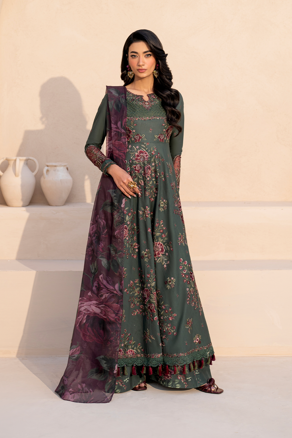 IZNIK EFL-11 EMBROIDERED LAWN