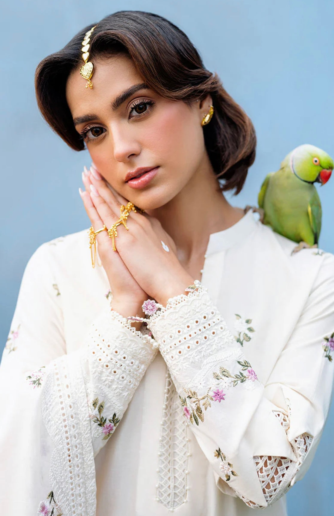 PETAL PARADISE-3PC EMBROIDERED LAWN SUIT