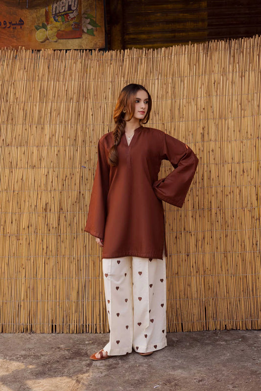 2PC EMBROIDERED LAWN