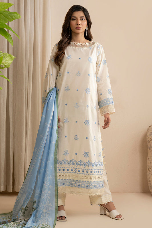 Embroidered Shirt Shalwar Dupatta - 0601