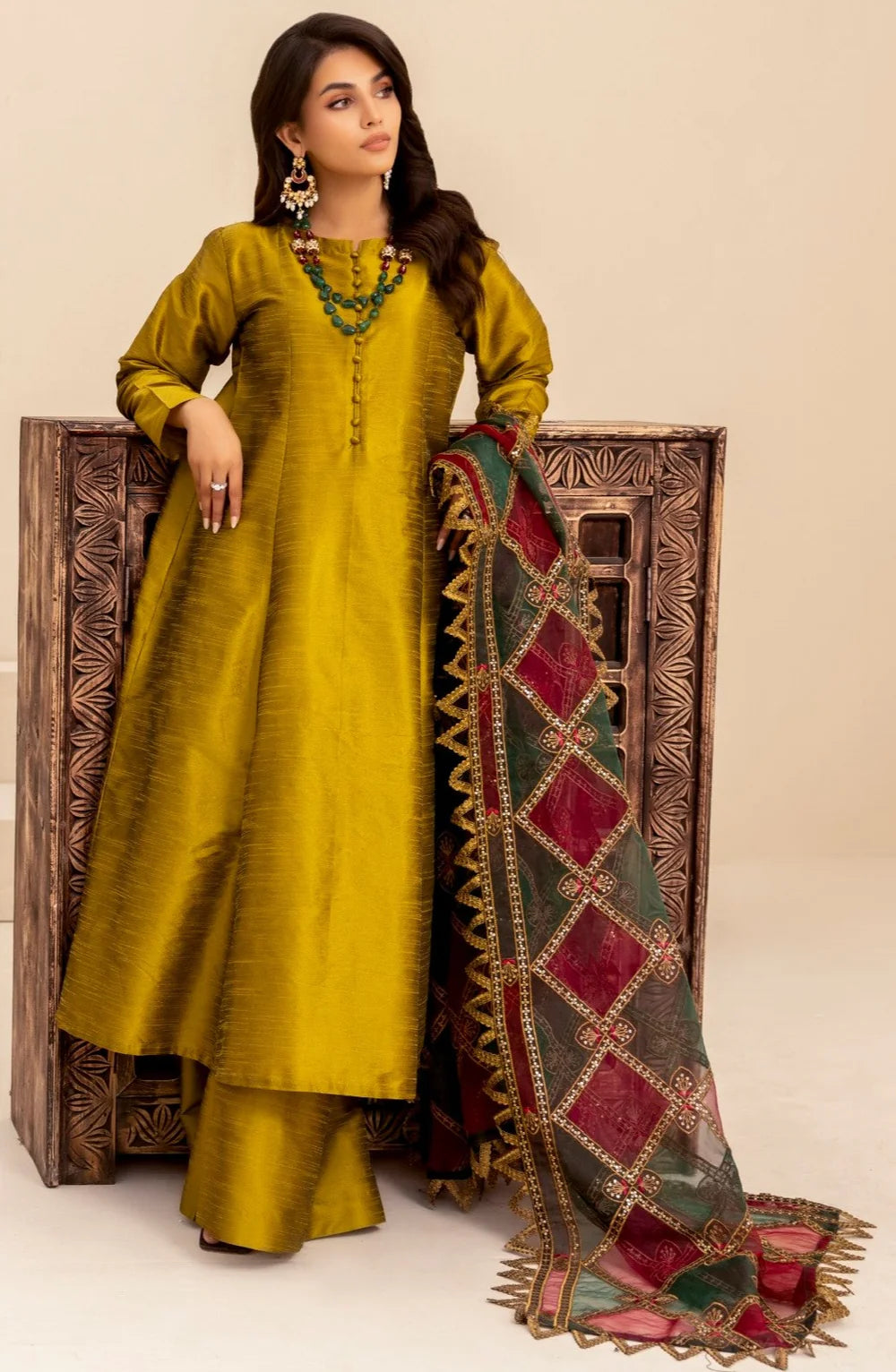 MGS-11 3Pcs Raw Silk STITCHED