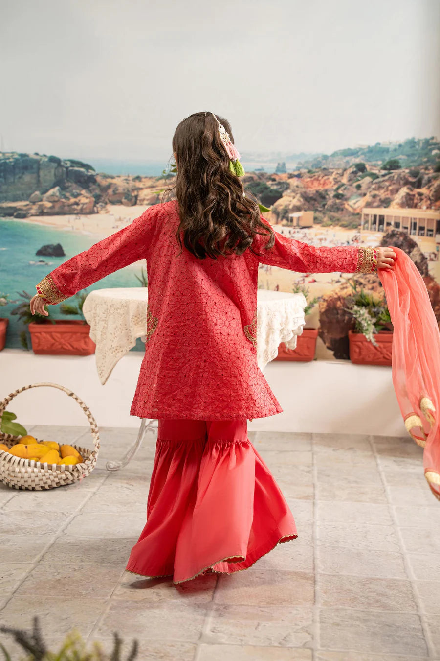MARIAB GIRLS 3 Piece Embroidered Lawn Suit