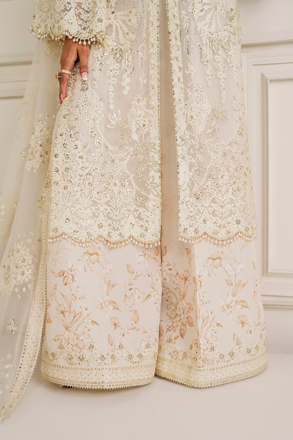 BAROQUE - EMBROIDERED CHIFFON