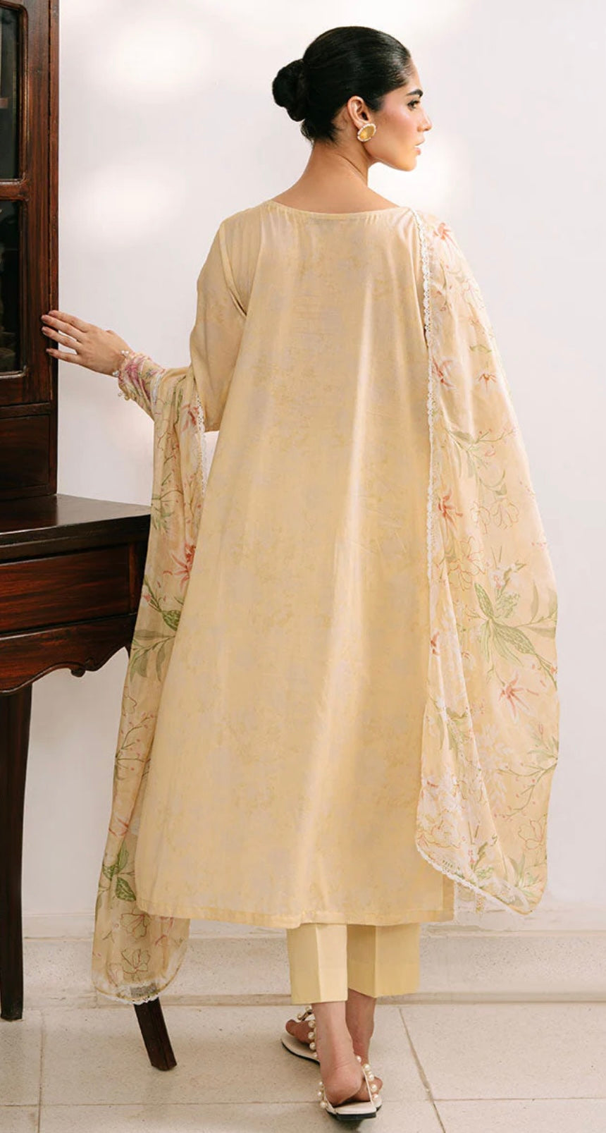 LILLY GARDEN-3PC PRINTED CAMBRIC SUIT