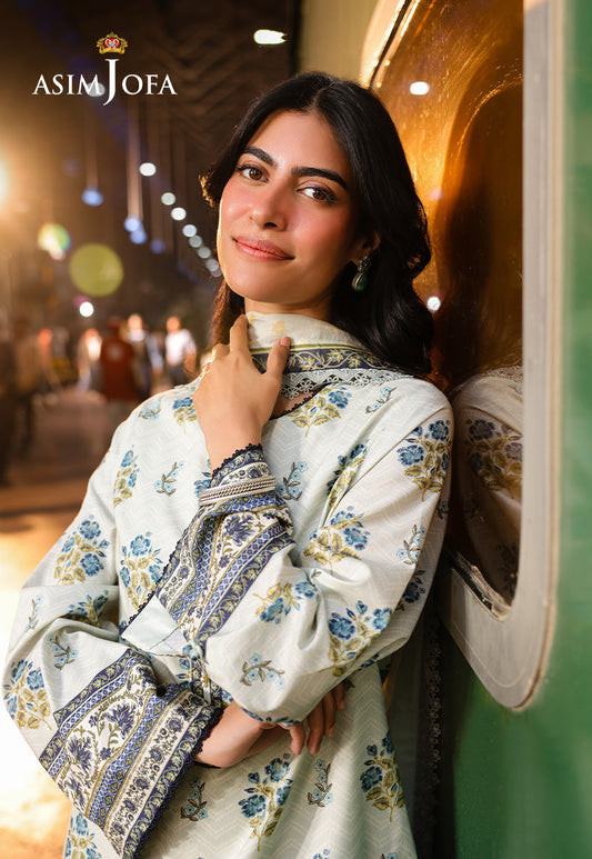 AJUBF-68 DIGITAL PRINTED LAWN 3 PCS