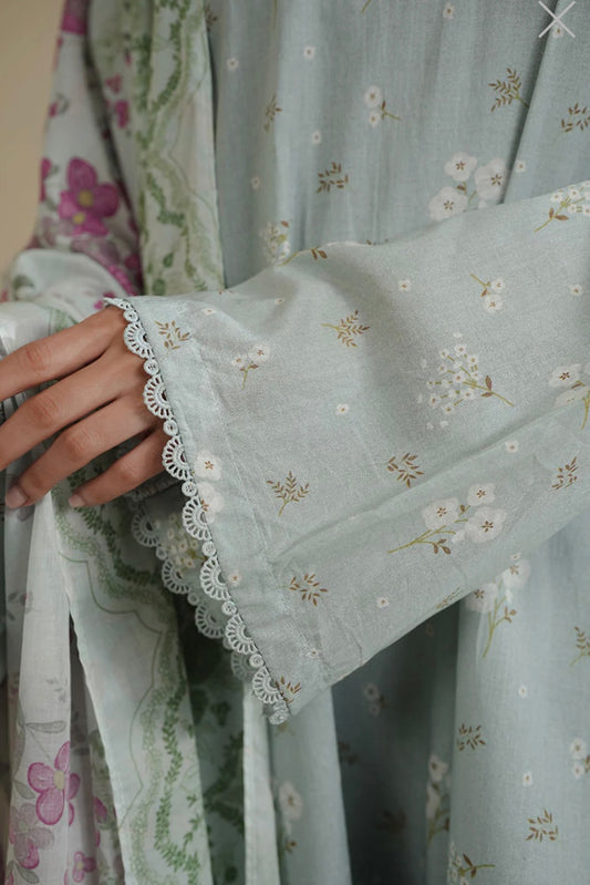 GRAY FROST-3PC PRINTED LAWN SUIT