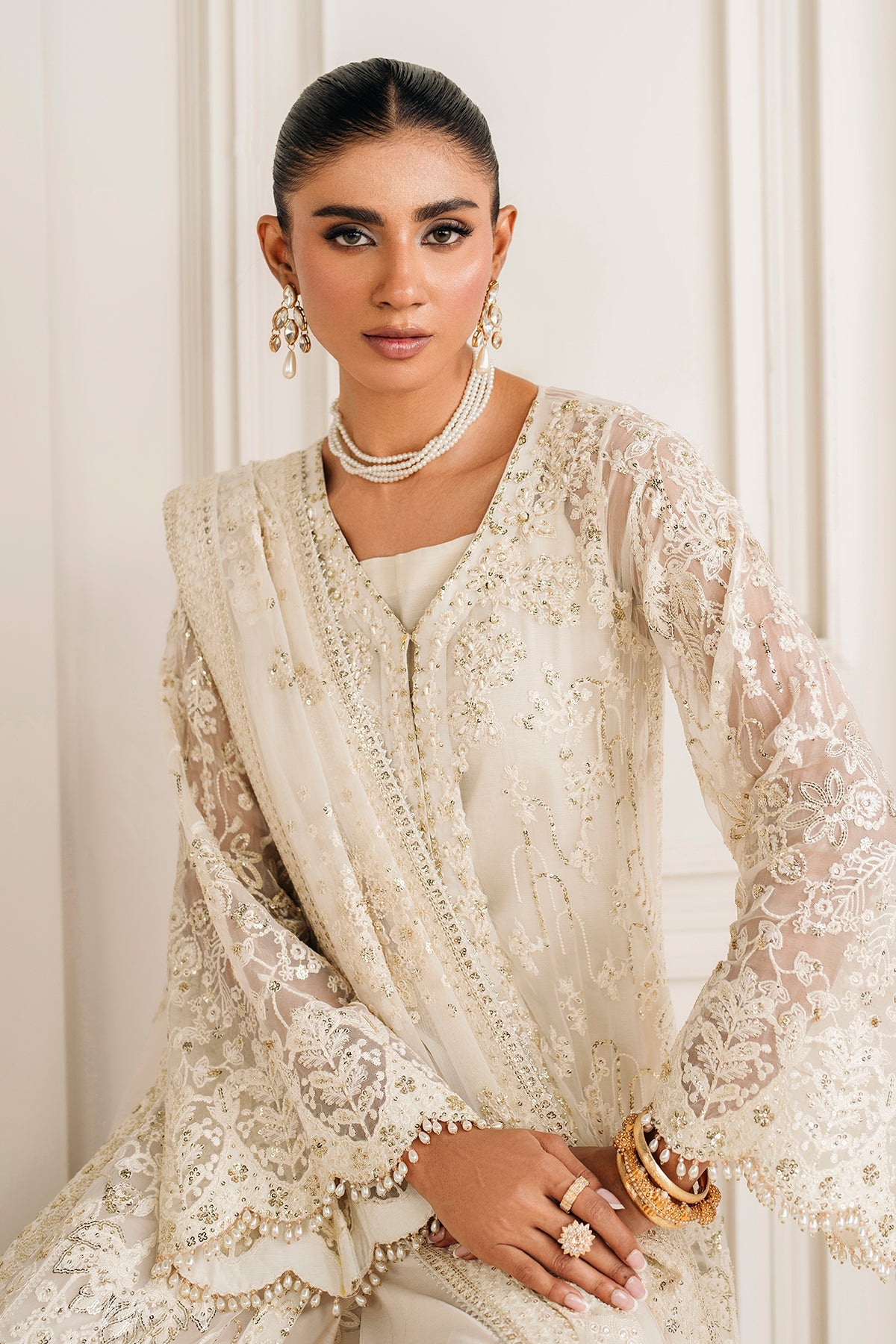 BAROQUE - EMBROIDERED CHIFFON