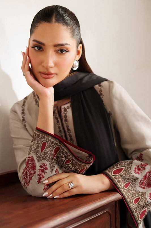 EMBROIDERED JACQUARD KHADDAR RTW-1250