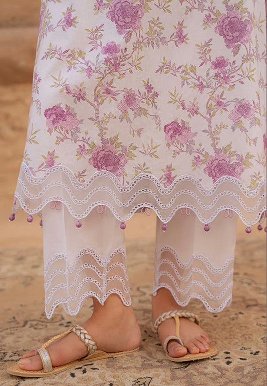 LILAC HINT-3PC PRINTED LAWN SUIT