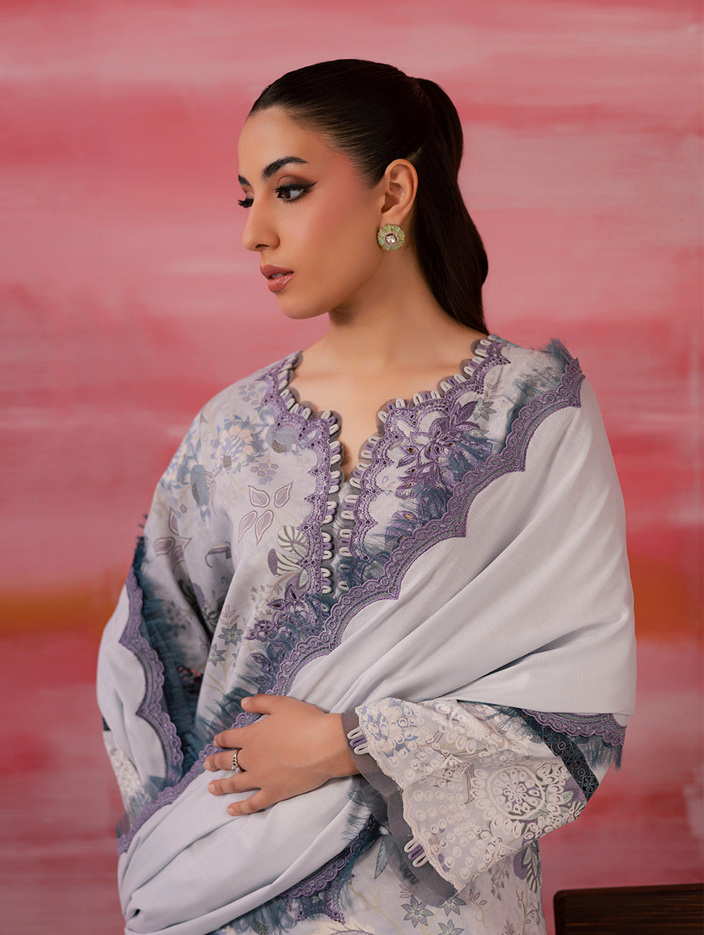 FLORA LINEN SHAWL COLLECTION