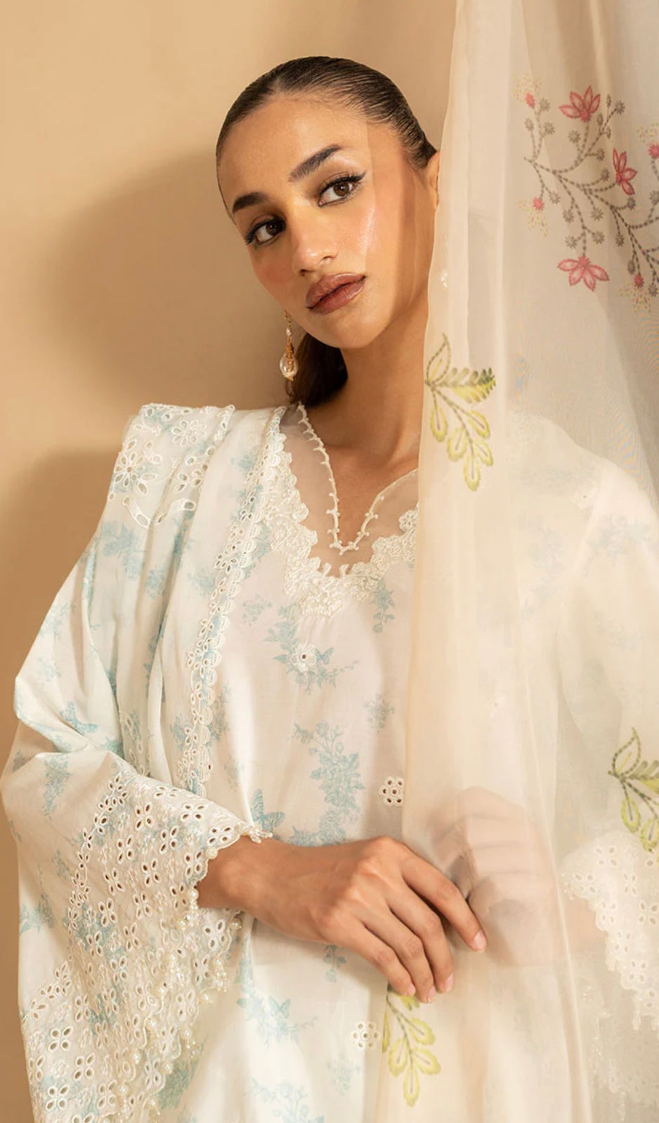 CROSS STITCH - VANILLA ICE- 3PC EMBROIDERED LAWN SUIT