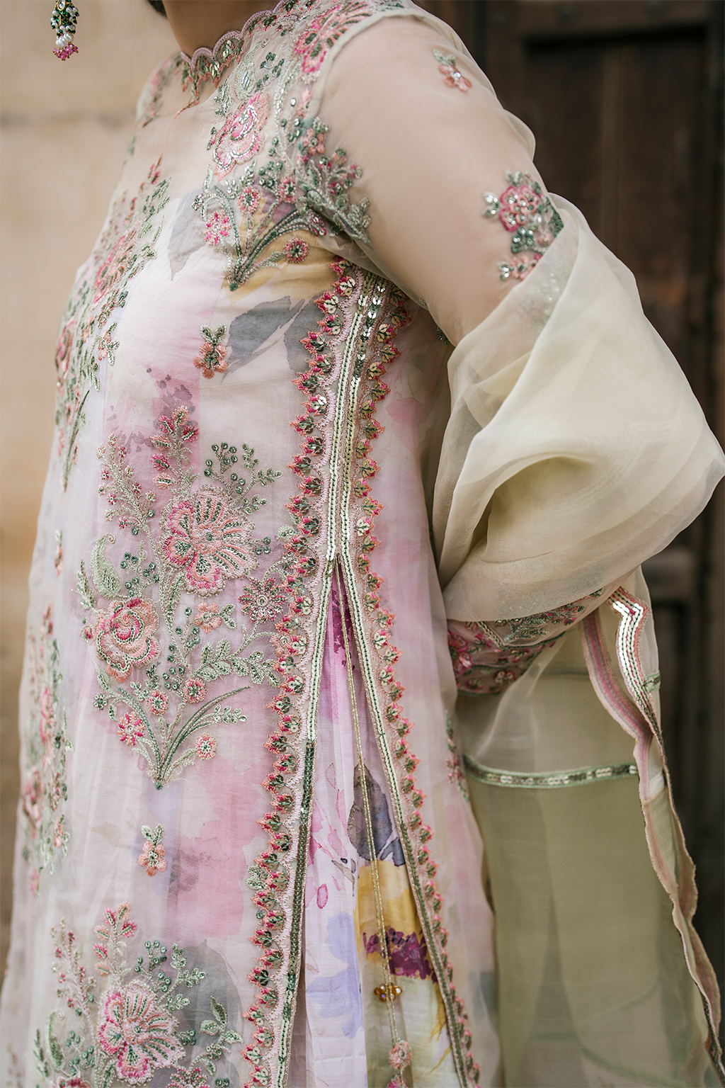 IZNIK UE-320 PRINTED RAW SILK