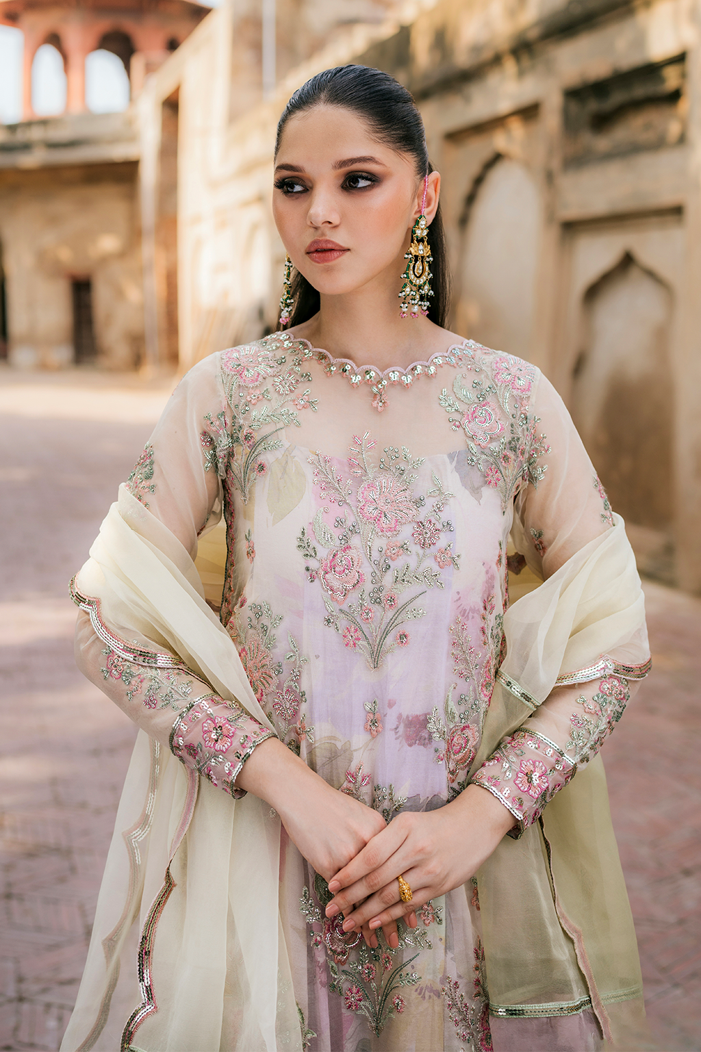IZNIK UE-320 PRINTED RAW SILK