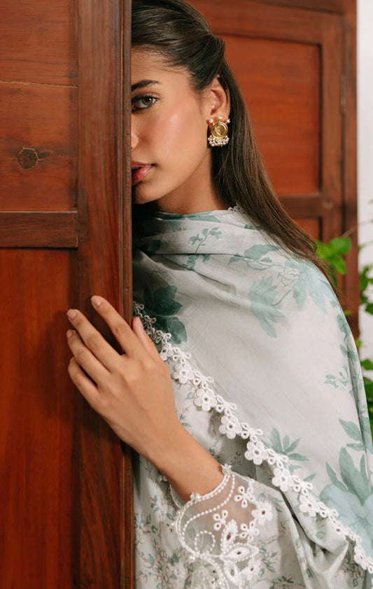 CROSS STITCH - TROPICAL BEAM-3PC PRINTED CAMBRIC SUIT