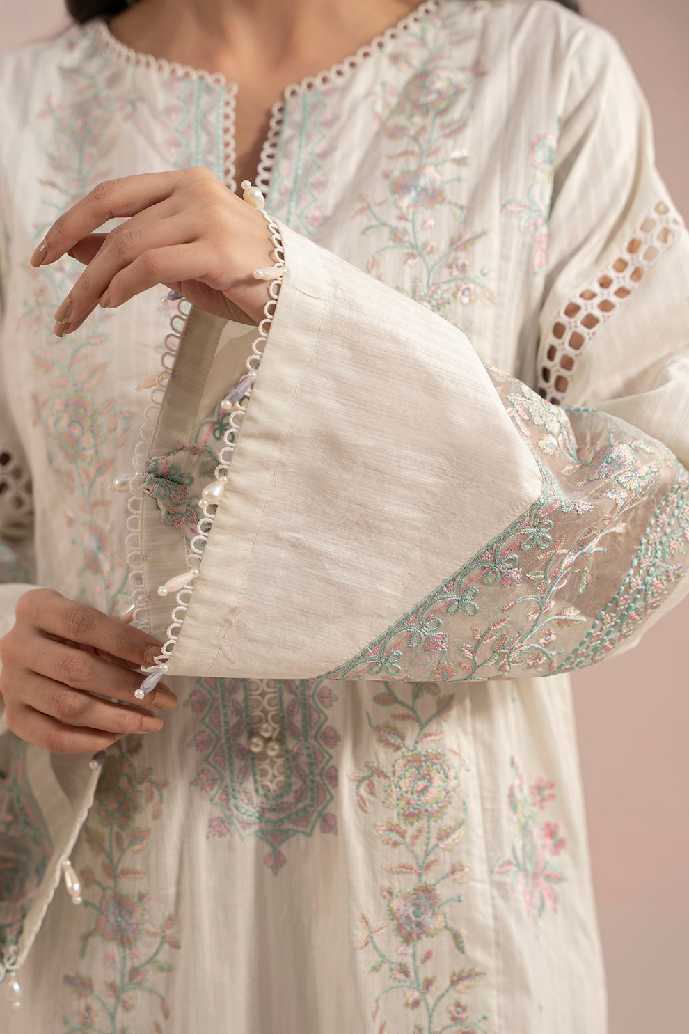 Embroidered Shirt Shalwar Dupatta - 0467