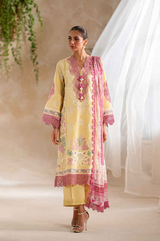 ETHNC WOMEN EMBROIDERED LAWN SUIT