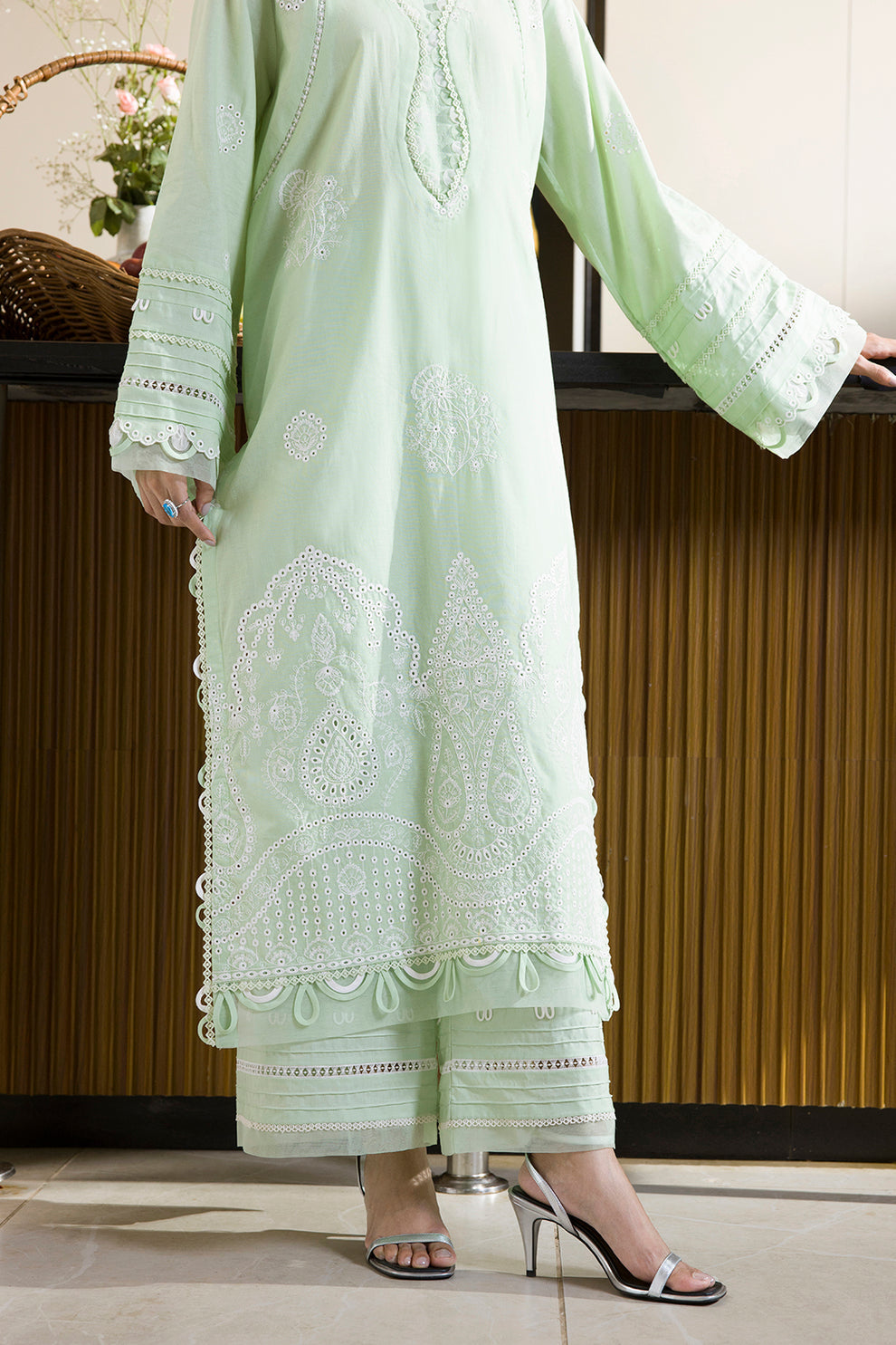 Embroidered Shirt Shalwar Dupatta - 0070