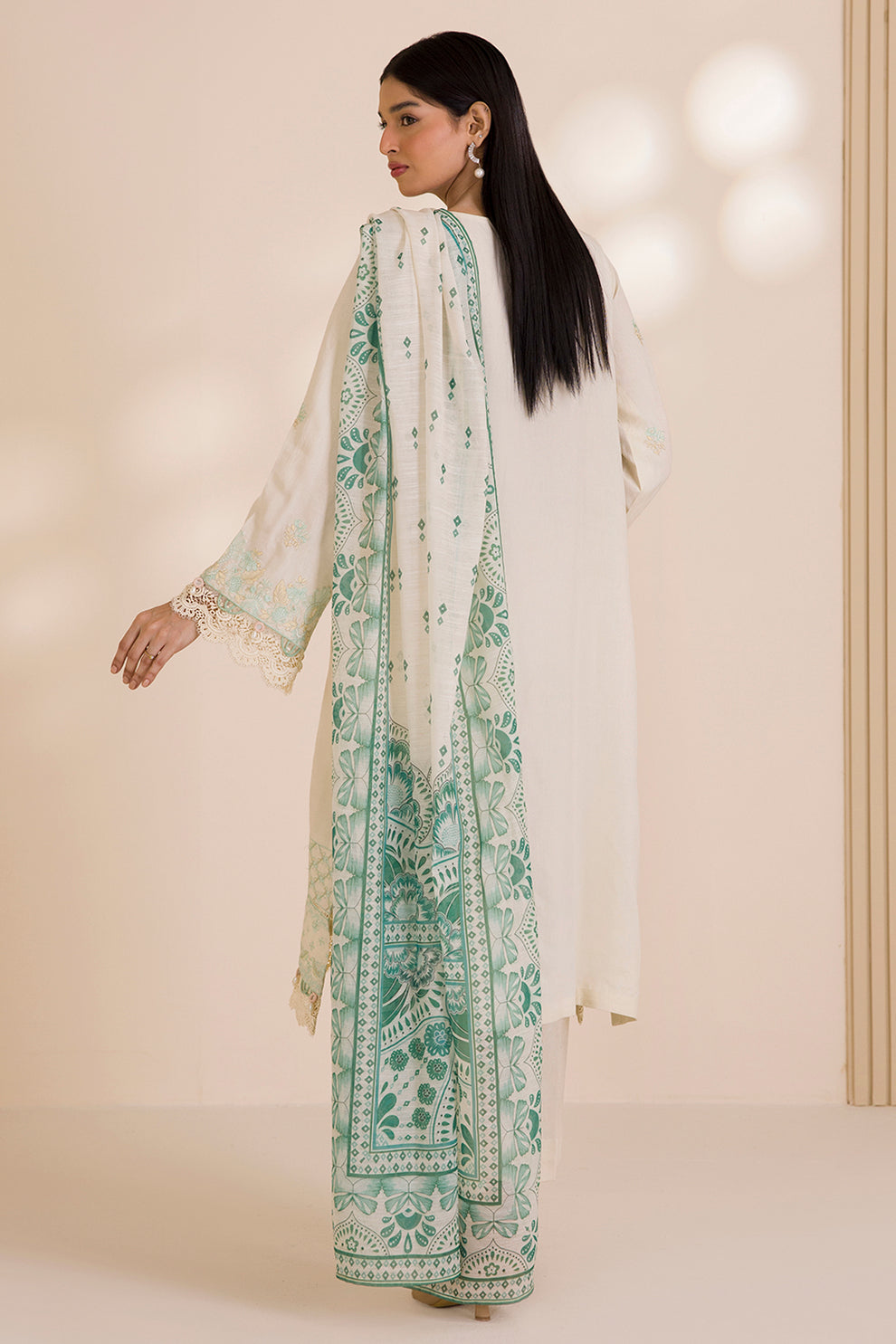 Embroidered Shirt Shalwar Dupatta - 0052