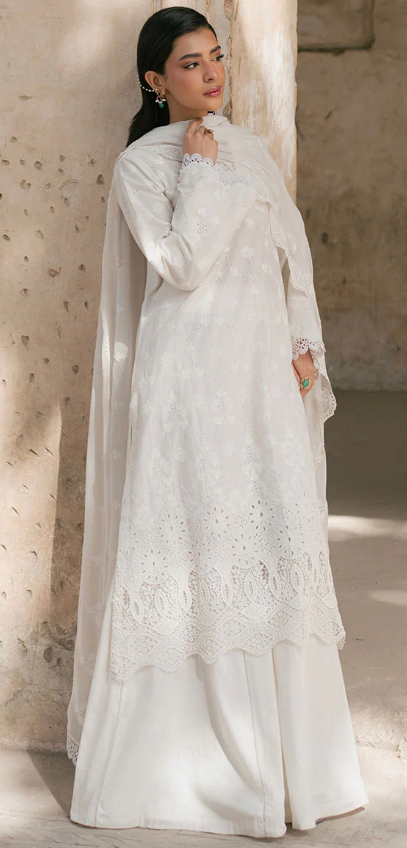 PEARL CHANTELLE-3PC CHIKANKARI SUIT