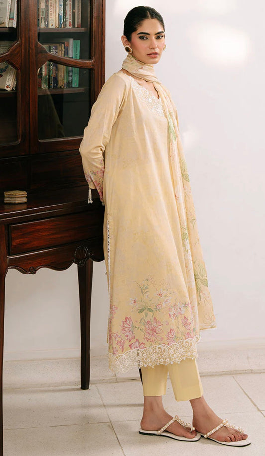 LILLY GARDEN-3PC PRINTED CAMBRIC SUIT