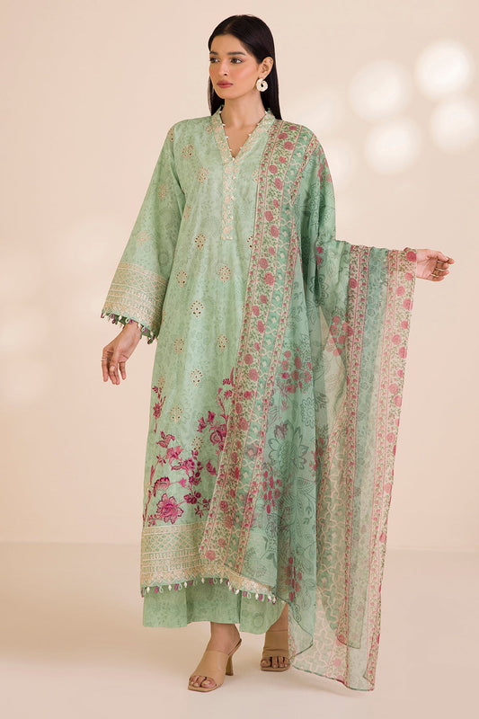 Embroidered Shirt Shalwar Dupatta - 0056