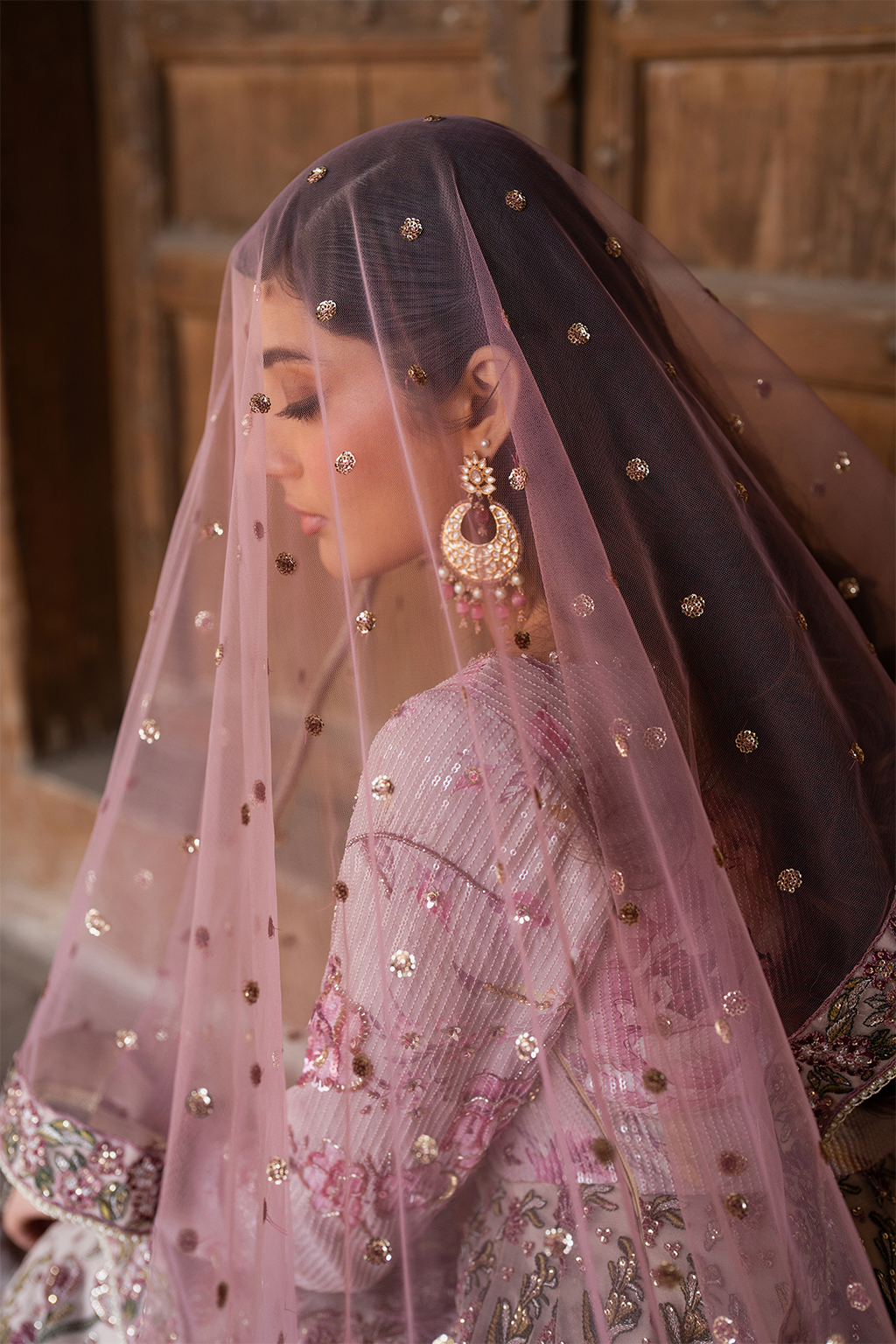 IZNIK ILC-08 EMBROIDERED PRINTED SILK