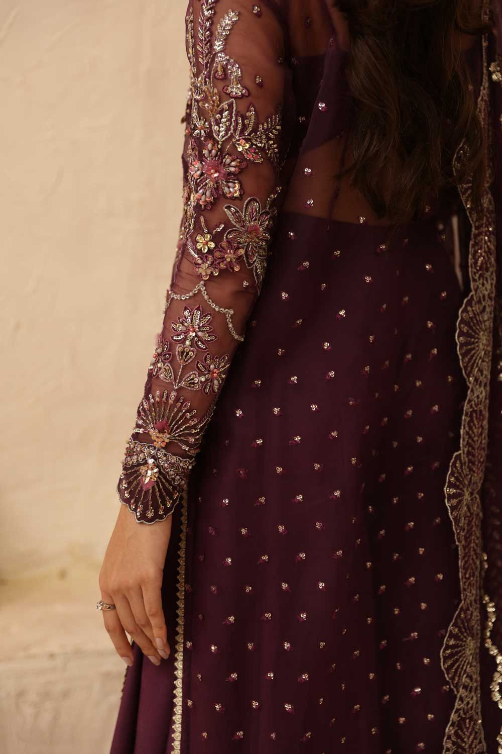 EMBROIDERED ORGANZA PARTY WEAR