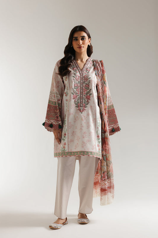 ETHNC WOMEN EMBROIDERED SUIT