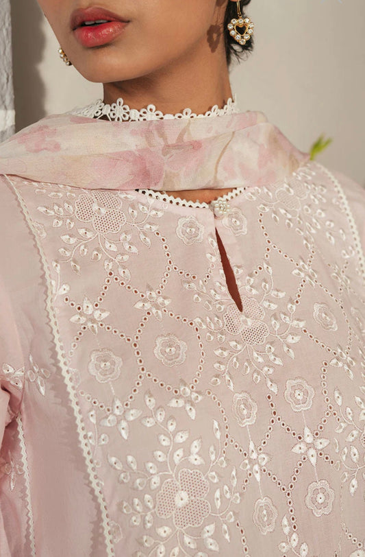 LILAC ROSE-3PC CHIKANKARI SUIT