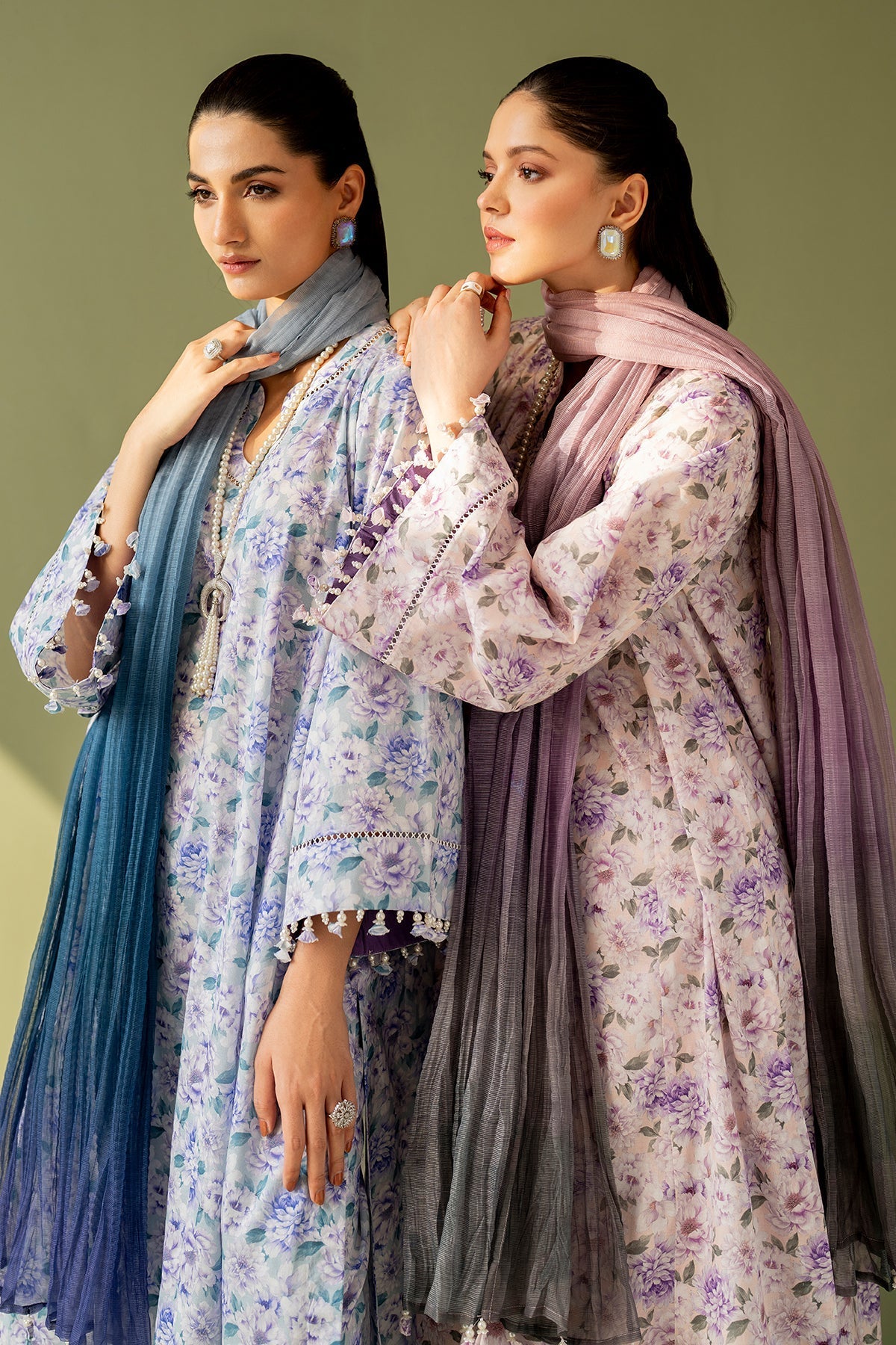 EMBROIDERED PRINTED LAWN SF-4168