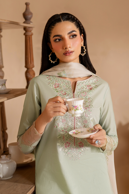 IZNIK UE-472 EMBROIDERED LAWN