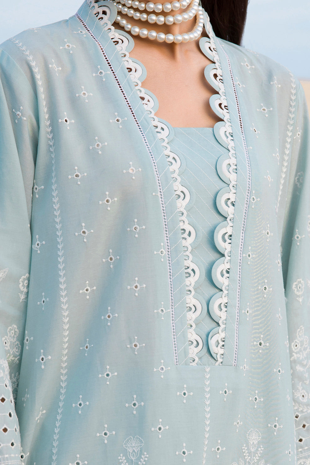 Embroidered Shirt Shalwar Dupatta - 0079