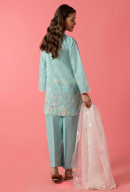SANA SAFINAZ GIRLS Stitched Kids Embroidered Lawn Suit