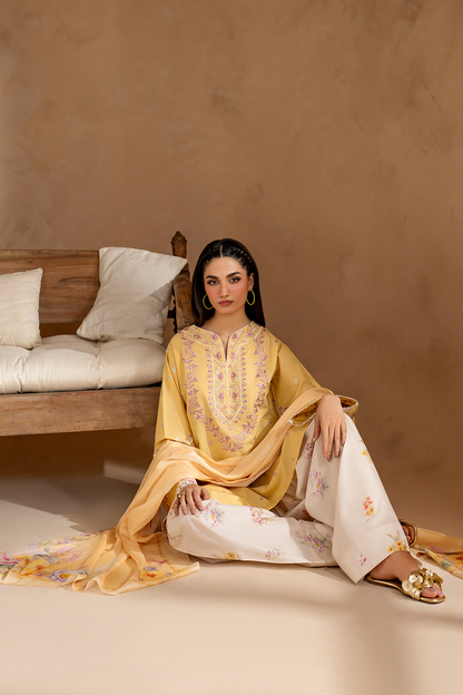 IZNIK UE-473 EMBROIDERED LAWN