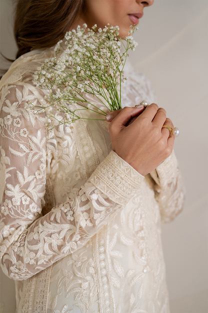 IZNIK UE-391 EMBROIDERED CHIFFON