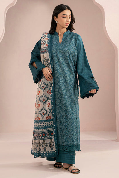 Embroidered Shirt Shalwar Dupatta - 0537