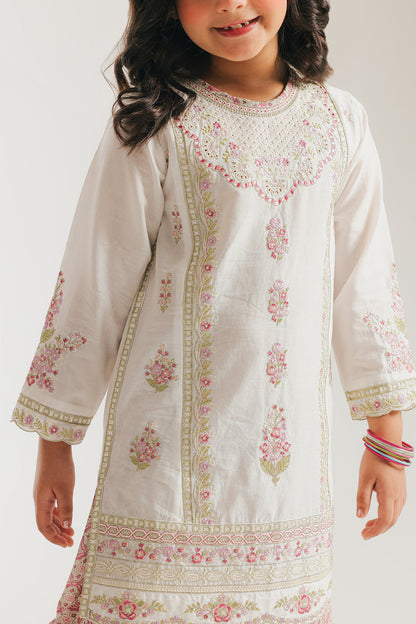 ETHNC GIRLS EMBROIDERED SUIT