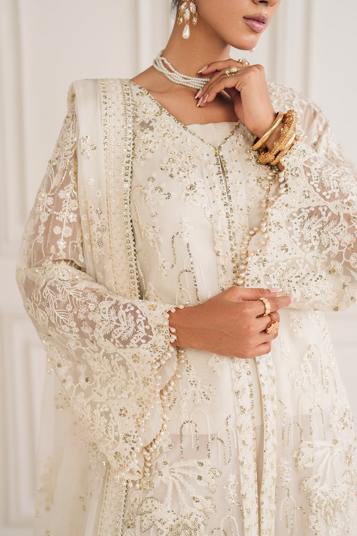 BAROQUE - EMBROIDERED CHIFFON