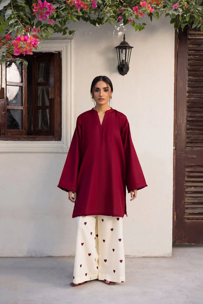 2PC EMBROIDERED LAWN