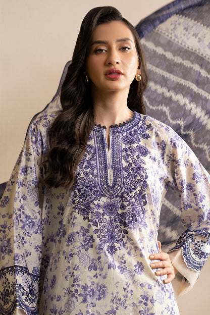 Embroidered Shirt Shalwar Dupatta - 0593