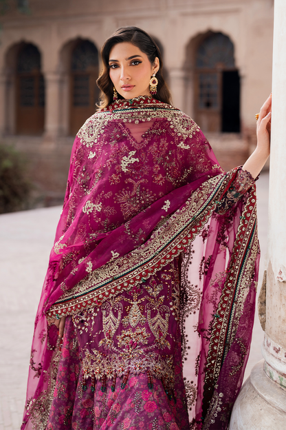 IZNIK ILC-04 EMBROIDERED CHIFFON