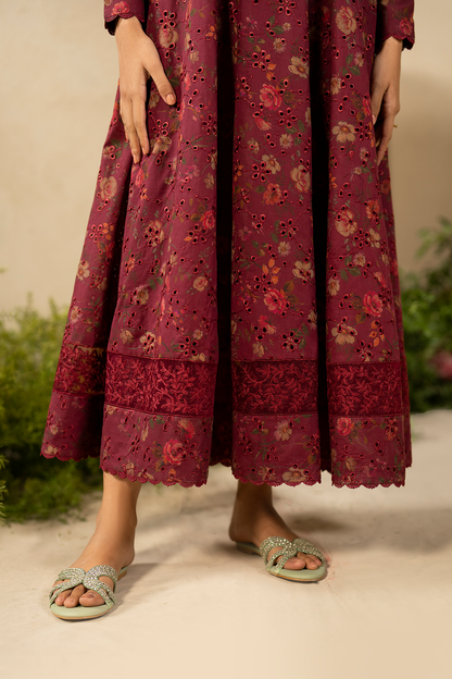 IZNIK EFL-10 EMBROIDERED LAWN