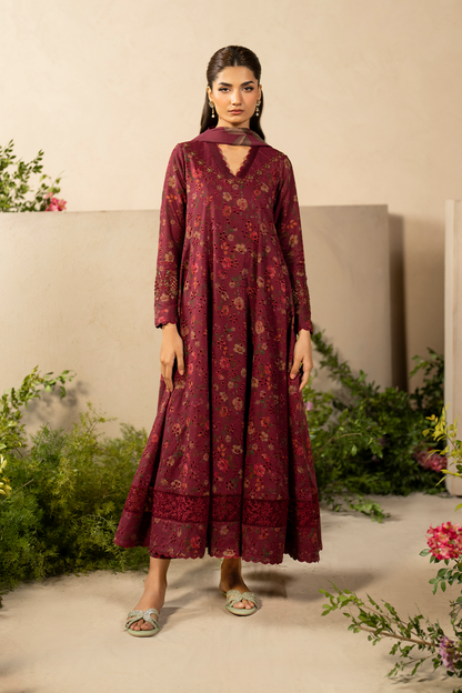IZNIK EFL-10 EMBROIDERED LAWN