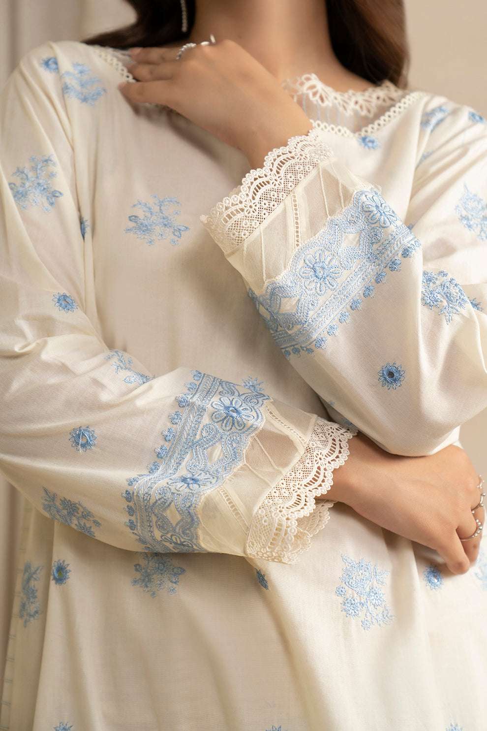 Embroidered Shirt Shalwar Dupatta - 0601