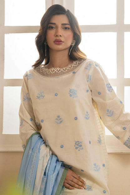 Embroidered Shirt Shalwar Dupatta - 0601