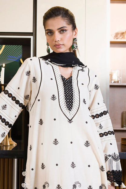 Embroidered Shirt Shalwar Dupatta - 0071