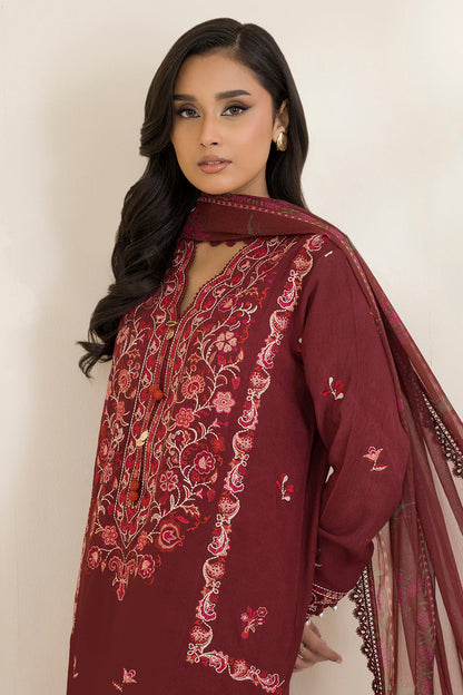 Embroidered Shirt Shalwar Dupatta - 0054