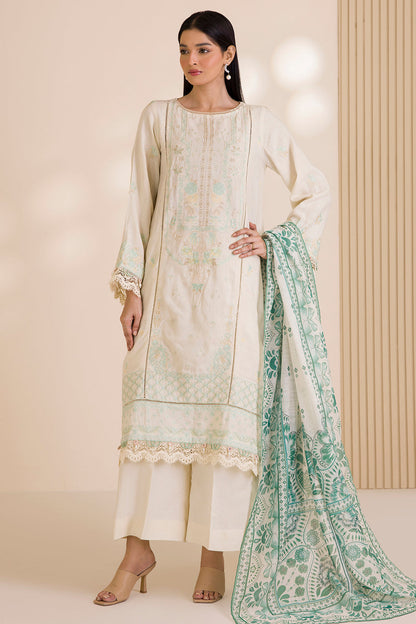 Embroidered Shirt Shalwar Dupatta - 0052