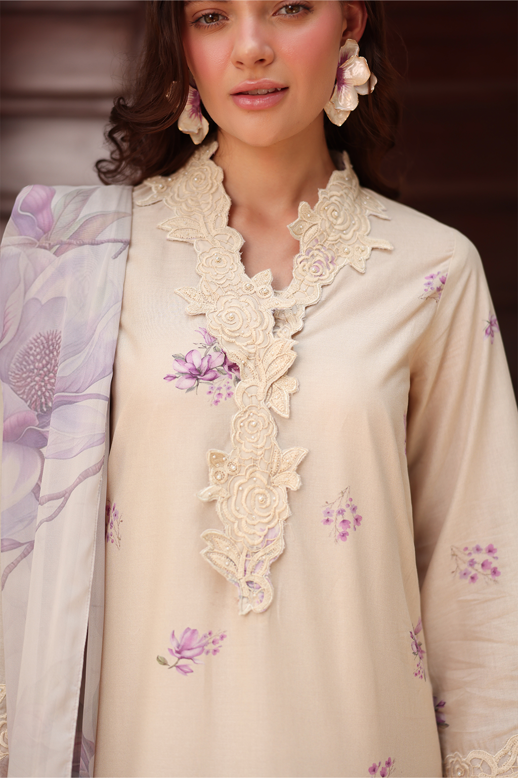 IZNIK UE-492 PRINTED LAWN